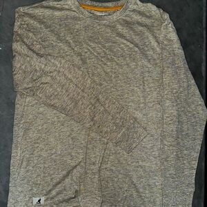 Men's Gray Long Sleeve Shirt